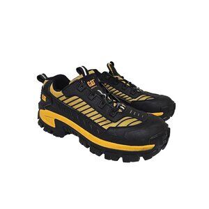 Caterpillar Men’s P72602 Invader Mecha Composite Toe Work Shoes Black/Yellow 13W